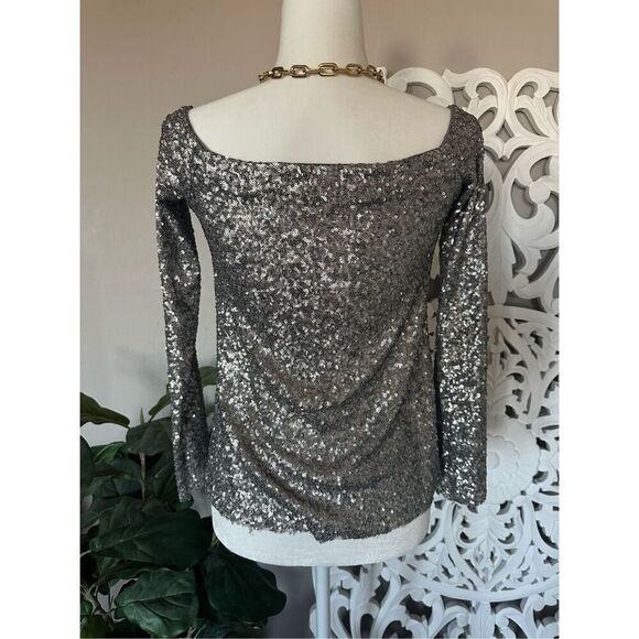 Bailey 44 Off the Shoulder Mini Sequin Top - Picture 5 of 8